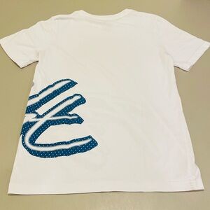 Jordan White and Blue Kids Short Sleeve Tee